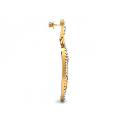 Bela Diamond Dangle Drop Earrings